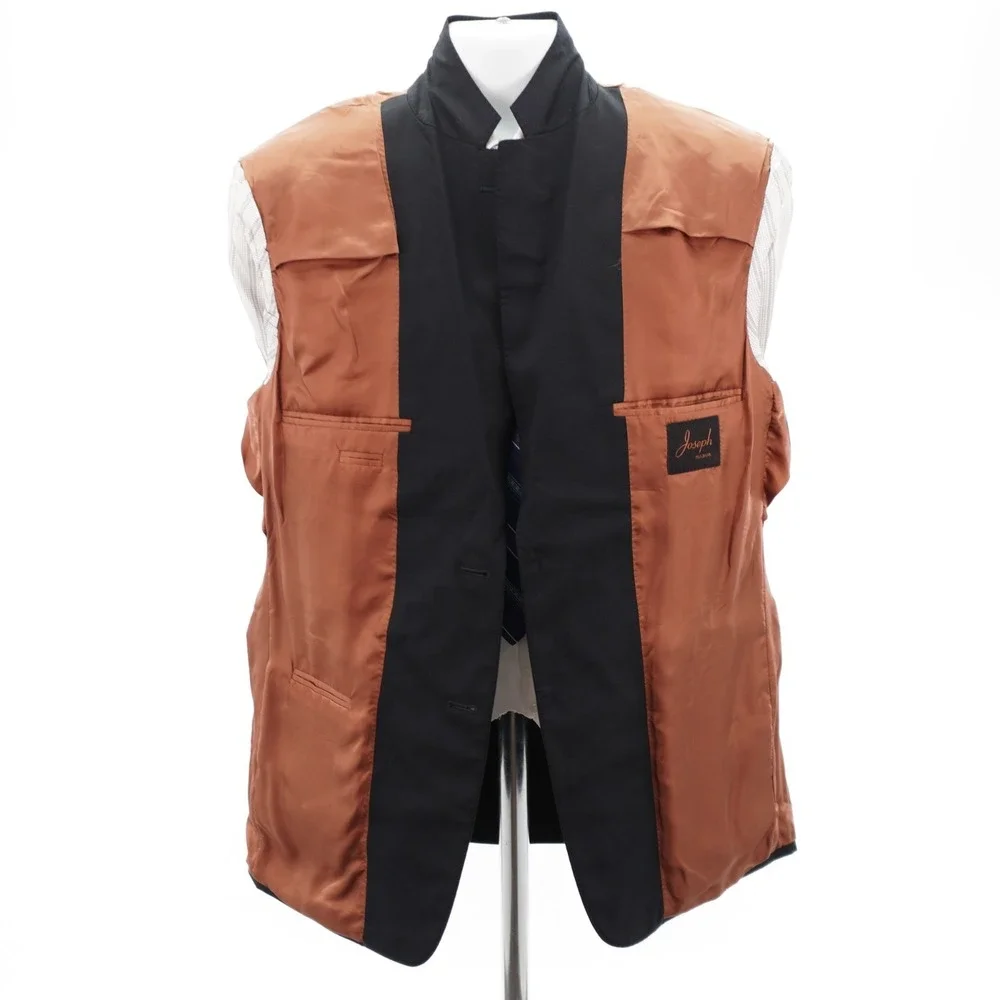 Joseph‎ Jos A Bank Wool Black 2 Button Blazer 42R